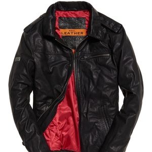 SuperDry Hero Benjamin Leather Jacket